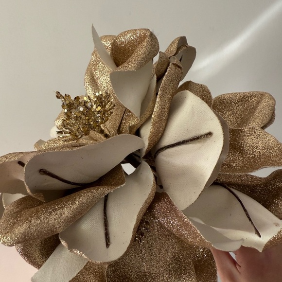 Sparkling Gold Faux Floral Arrangement - Picture 3 of 3